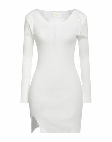 Vicolo Woman Mini dress White Viscose, Polyester Cover