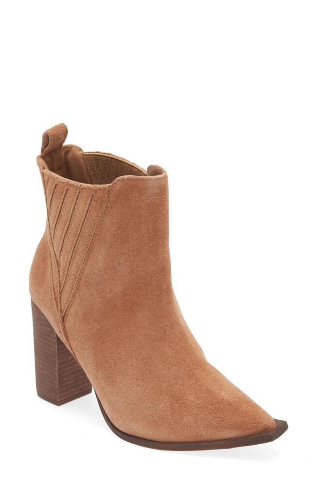 Kaanas Astro Pointed Toe Chelsea Boot in Caramel Cover