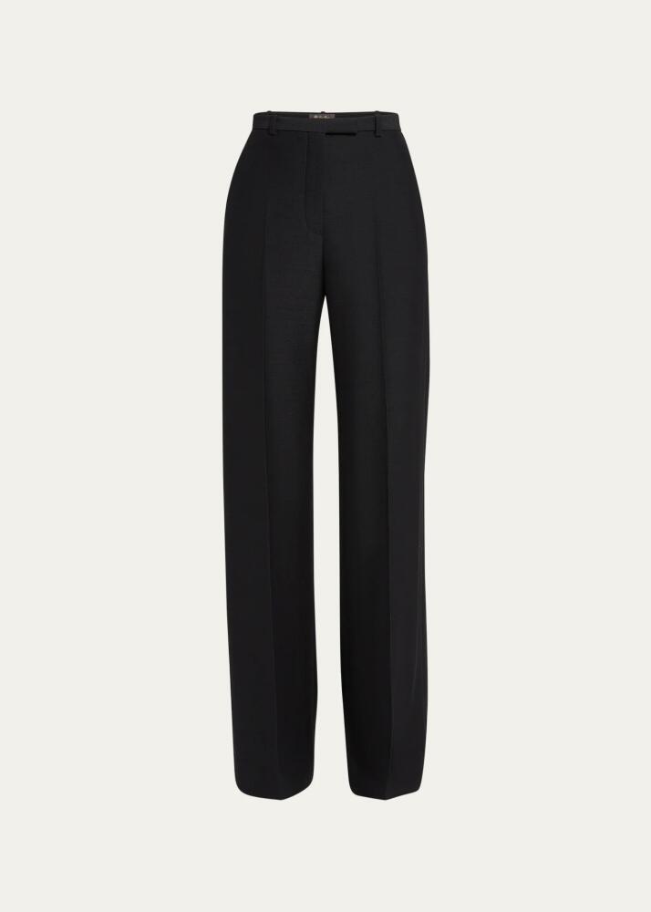 Loro Piana Emmit Slubbed Wool Trousers Cover