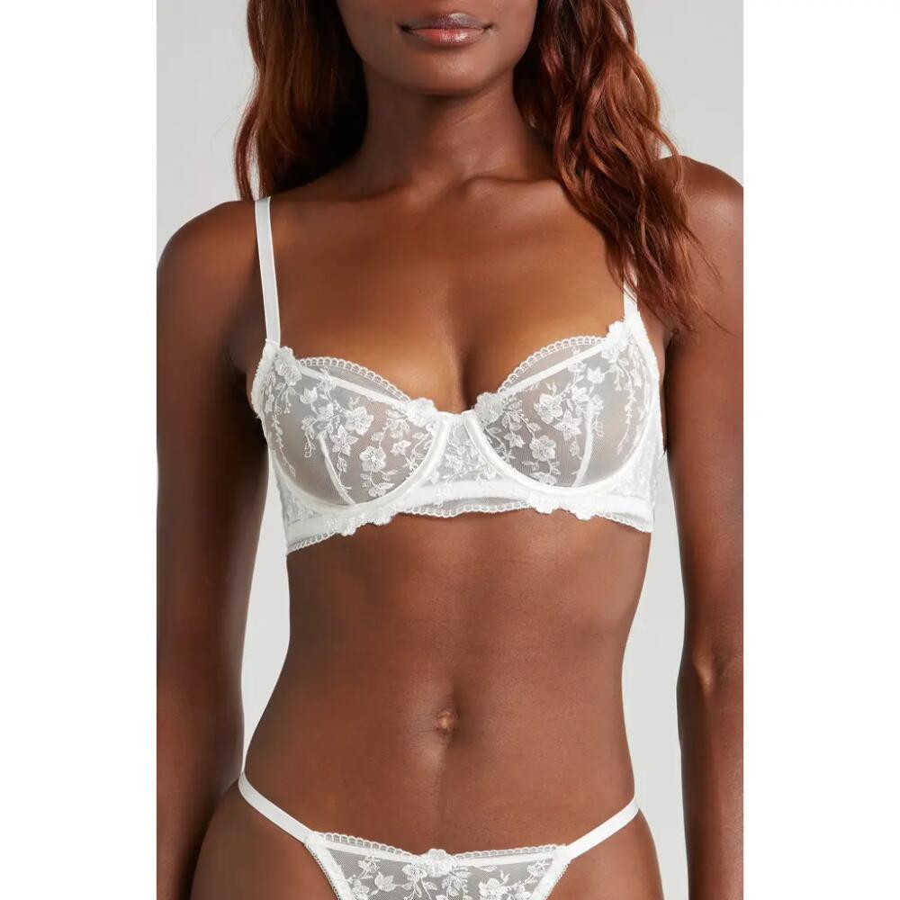 Kat The Label Sofia Underwire Bra in White Cover