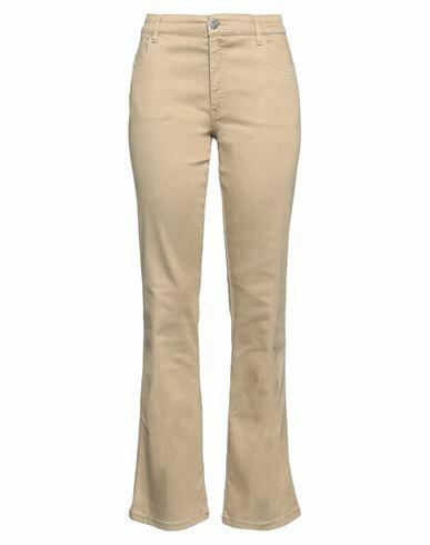 Pt Torino Woman Jeans Sand Lyocell, Cotton, Polyester, Elastane Cover