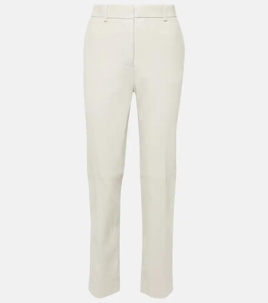 Joseph Coleman cropped leather pants Cover