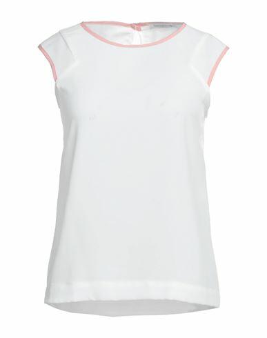 Biancoghiaccio Woman Top White Polyester Cover