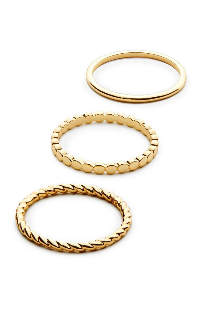 Ana Luisa Gold Ring Set - Adrianna Set Cover