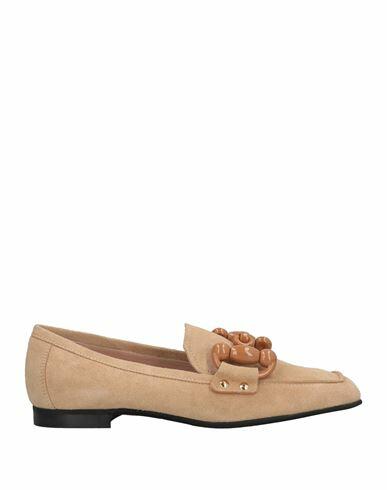 Janet & Janet Woman Loafers Sand Leather Cover