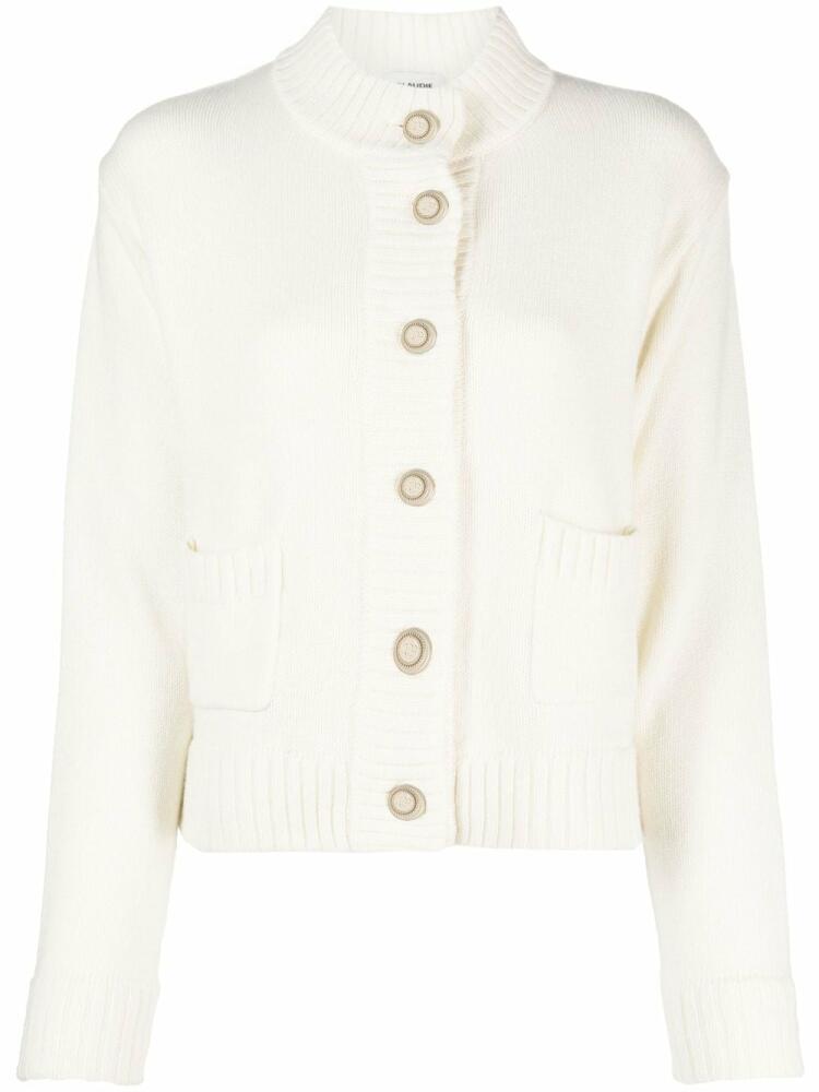 Claudie Pierlot mock-neck knitted cardigan - Neutrals Cover