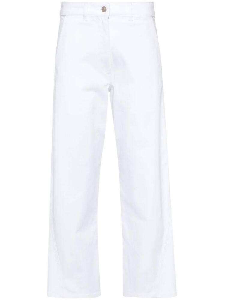 Fabiana Filippi high-rise straight-leg denim - White Cover