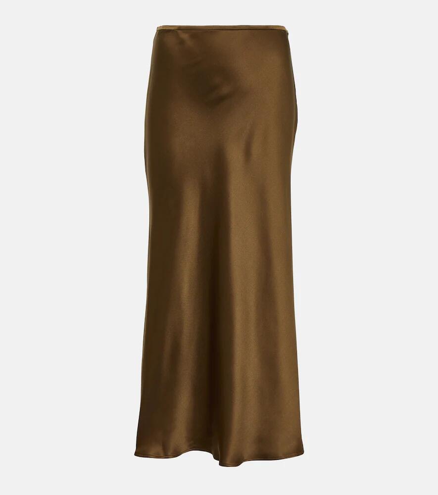 Loro Piana Silk satin midi skirt Cover