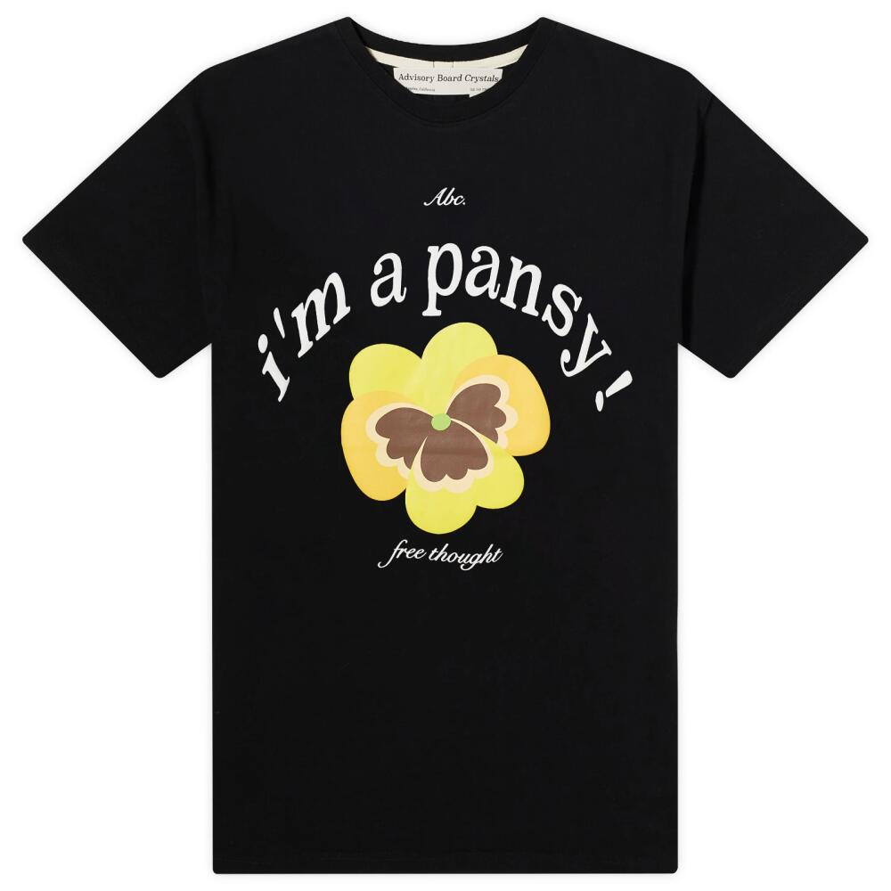 Advisory Board Crystals Men's Pansy T-Shirt in Black Cover