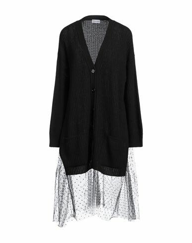 Red Valentino Woman Cardigan Black Viscose, Polyamide, Wool, Cashmere Cover