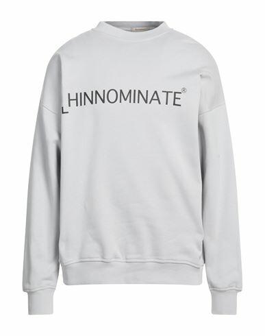 Hinnominate Man Sweatshirt Light grey Cotton, Elastane Cover