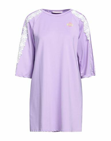 Twenty Easy By Kaos Woman Mini dress Lilac Polyester, Elastane Cover