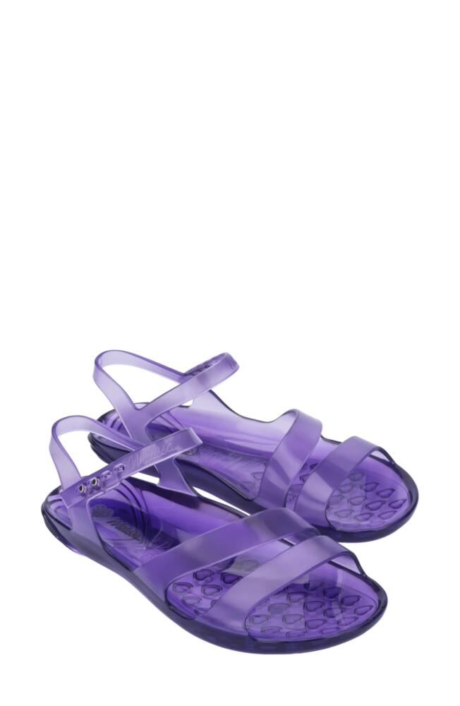 Melissa The Real Jelly Slide Sandal in Lilac Cover