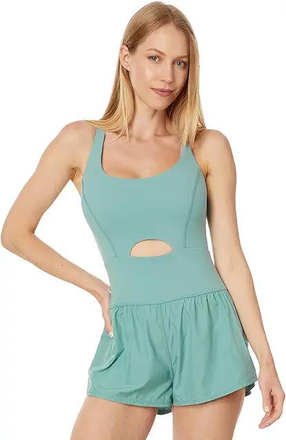 FP Movement Righteous Runsie (Eucalyptus) Women's Jumpsuit & Rompers One Piece Cover