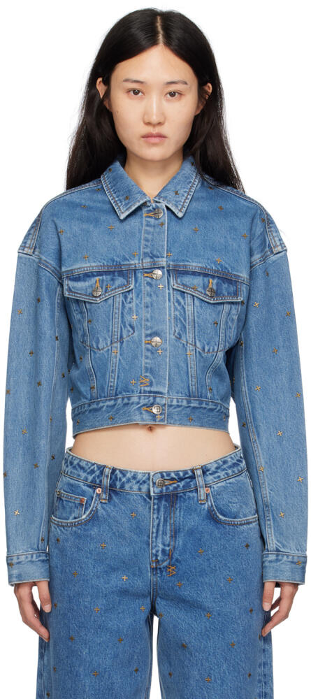 Ksubi Blue Billie Denim Jacket Cover