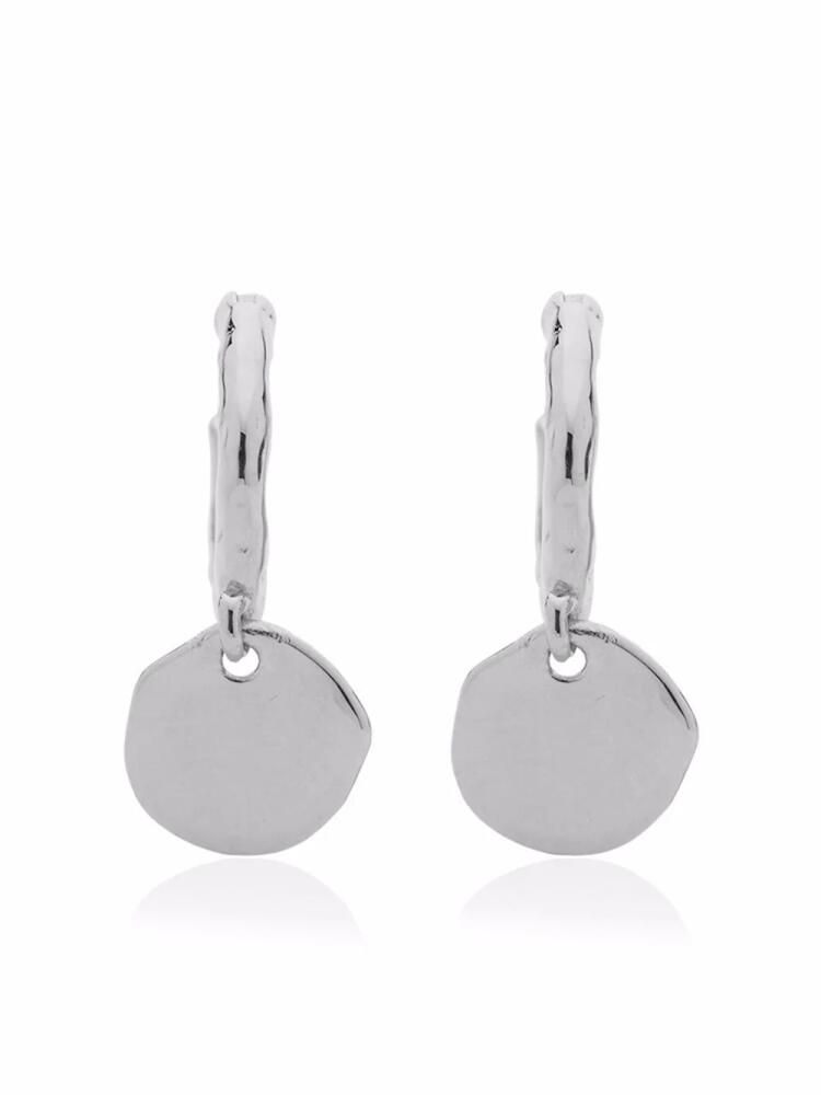 Monica Vinader Siren Muse huggie earrings - Silver Cover