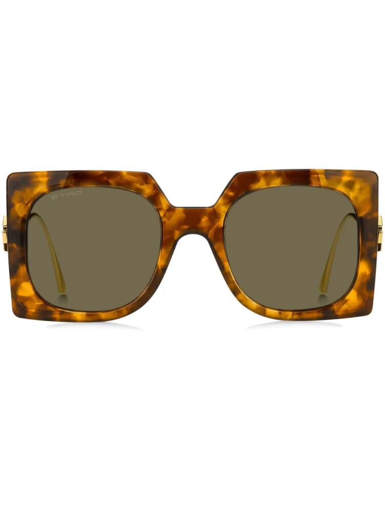 ETRO Bold Pegaso square-frame sunglasses - Brown Cover