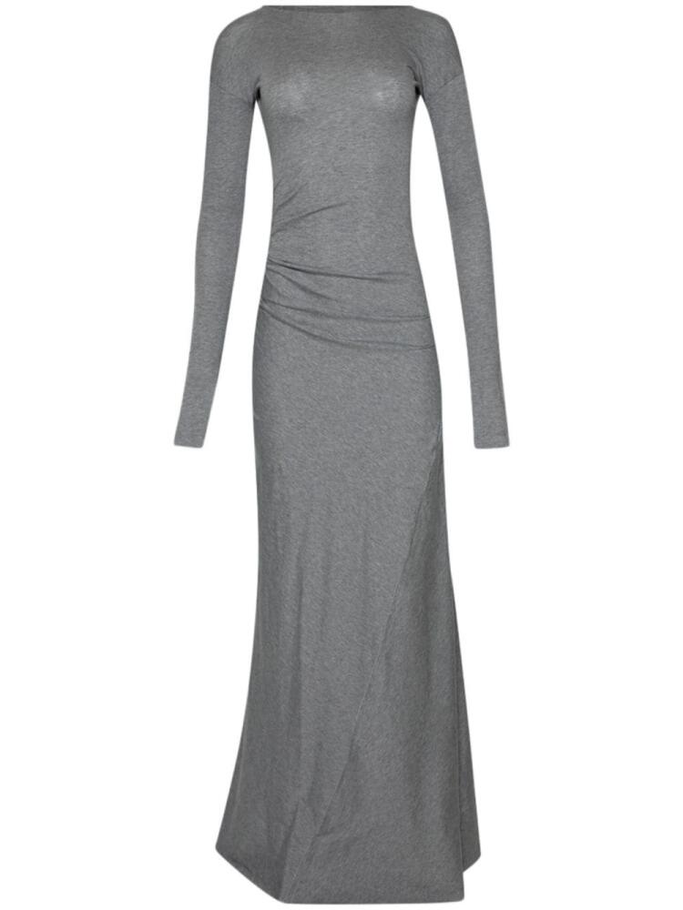 Victoria Beckham cotton jersey maxi dress - Grey Cover