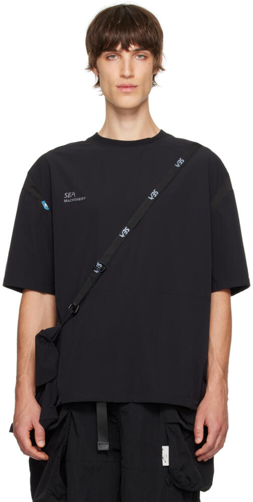 Archival Reinvent Black WIND AND SEA Edition Curve Bag & T-shirt Set Cover