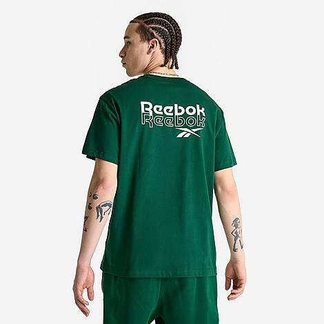 Reebok Men's Identity Brand Proud Graphic T-Shirt in Green/Dark Green Cover