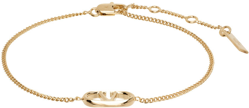 Valentino Garavani Gold VLogo Signature Bracelet Cover