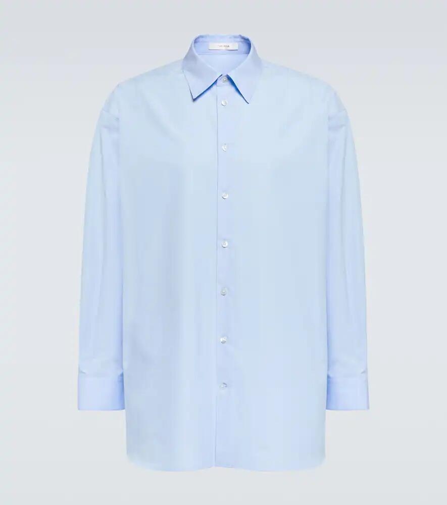 The Row Lukre cotton poplin shirt Cover