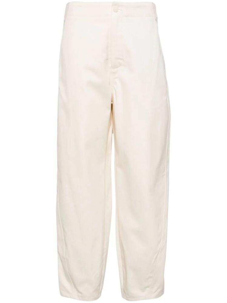 Yves Salomon high-waist tapered trousers - White Cover