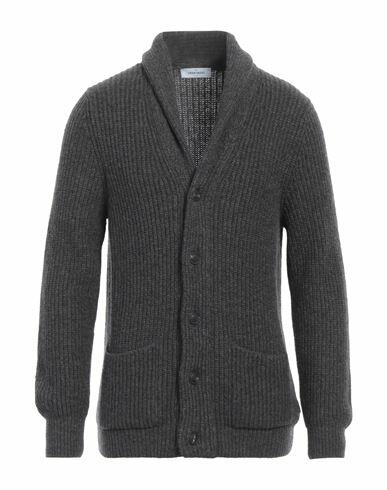 Gran Sasso Man Cardigan Steel grey Virgin Wool, Polyamide Cover