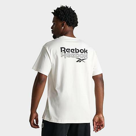 Reebok Men's Identity Brand Proud Graphic T-Shirt in White/Chalk Cover