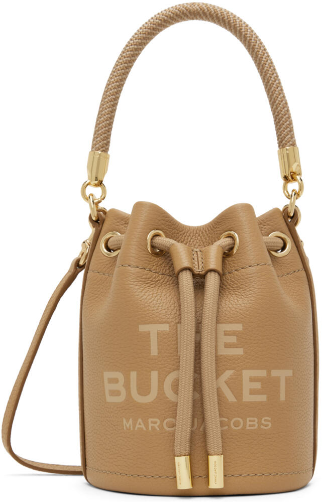 Marc Jacobs Beige 'The Leather Mini Bucket' Bag Cover