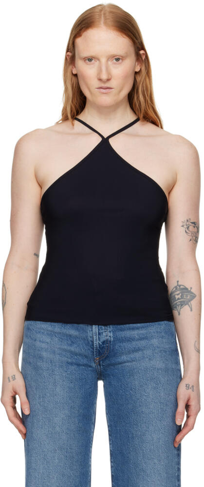 Filippa K Black Asymmetric Tank Top Cover