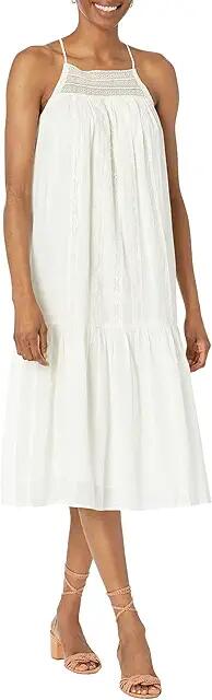 Lucky Brand Lace Maxi Dress (Whisper White) Women's Dress Cover