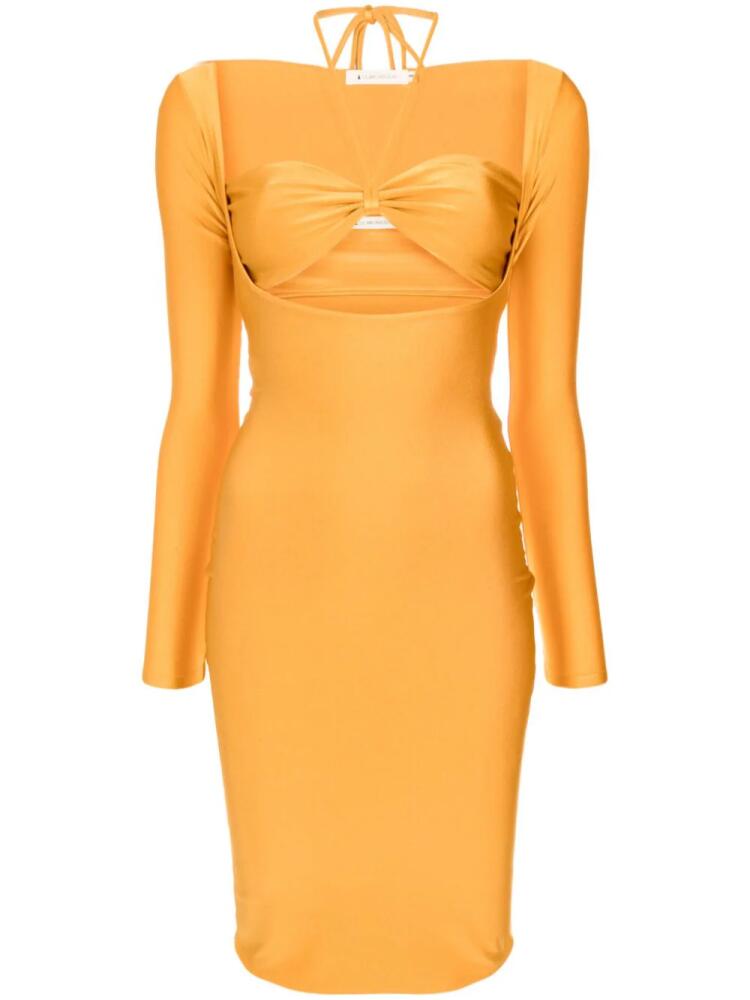 Lethicia Bronstein Marylin cut-out bodycon dress - Yellow Cover