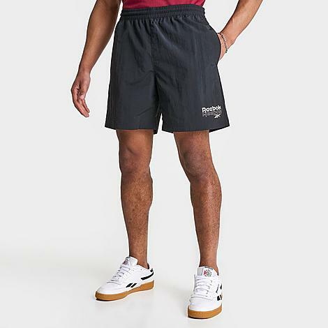 Reebok Men's Identity Brand Proud Training Shorts in Black/Black Cover