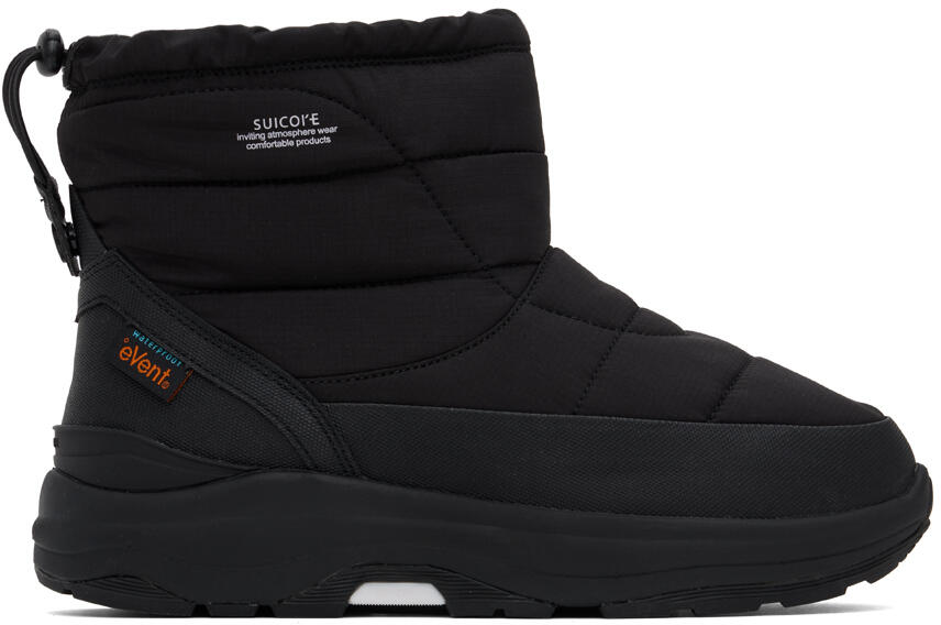 SUICOKE Black BOWER-Mod-ev Boots Cover