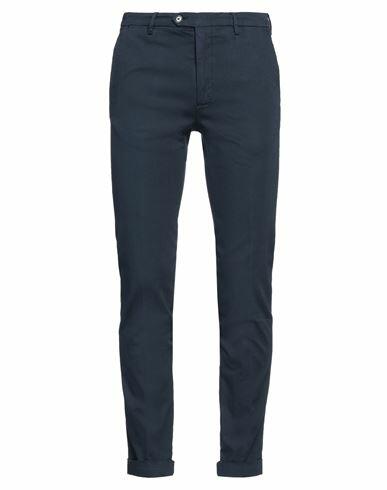 Betwoin Man Pants Navy blue Cotton, Elastane Cover