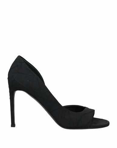 Del Carlo Woman Pumps Black Textile fibers Cover