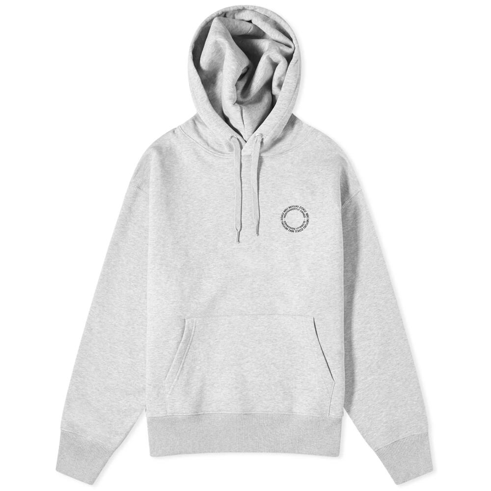 MKI Men's Circle Hoodie in Grey Cover