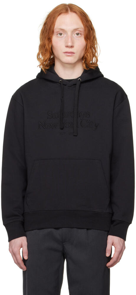 Saturdays NYC Black Ditch Miller Hoodie Cover