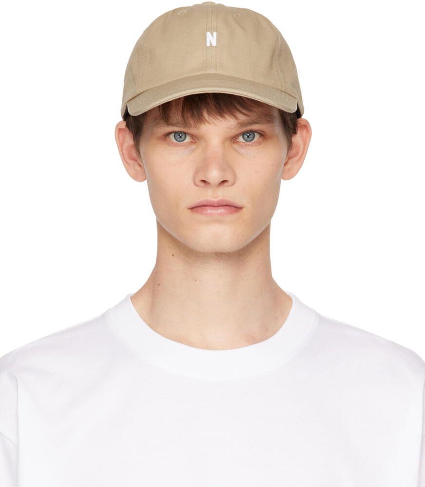 NORSE PROJECTS Khaki Twill Sports Cap Cover