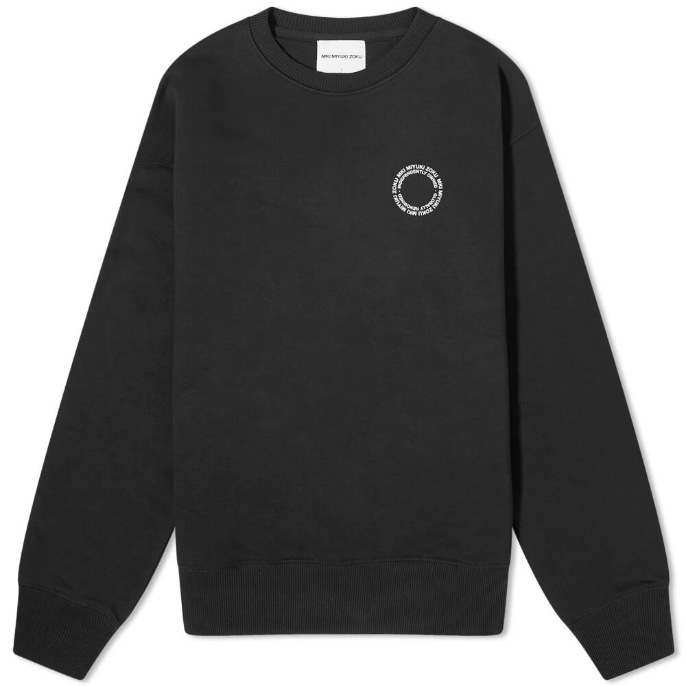 MKI Men's Circle Crew Sweat in Black Cover