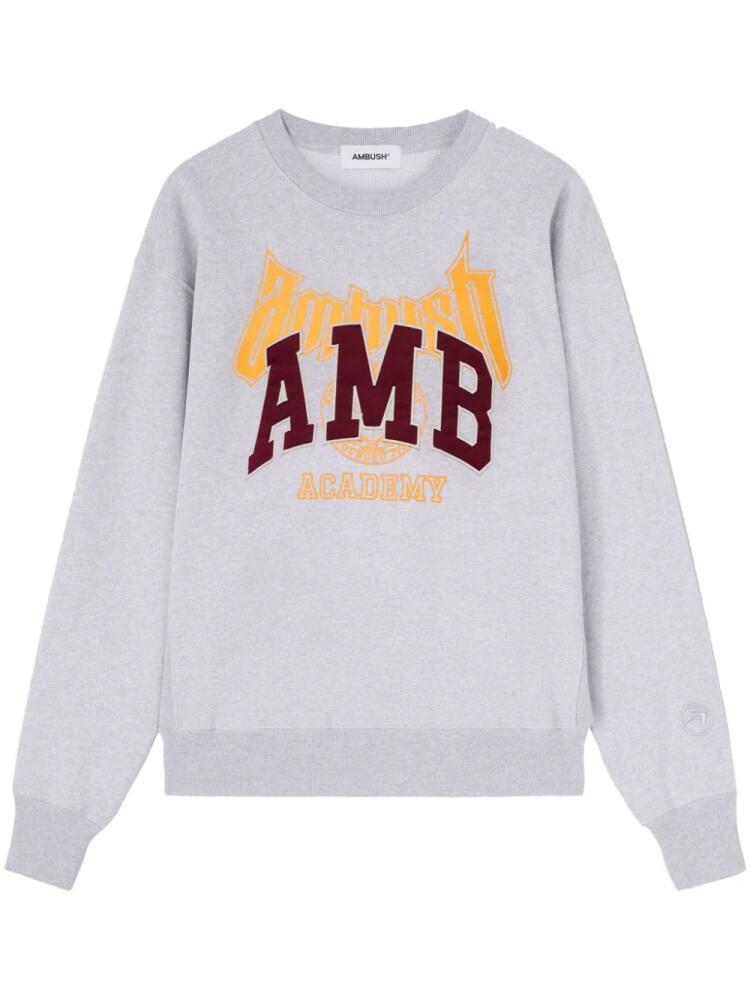 AMBUSH logo-appliqué sweatshirt - Grey Cover