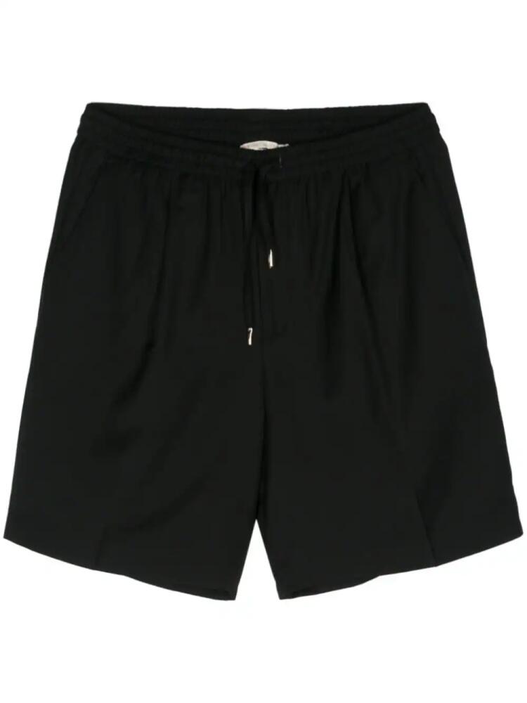 Briglia 1949 pleated wool bermuda shorts - Black Cover