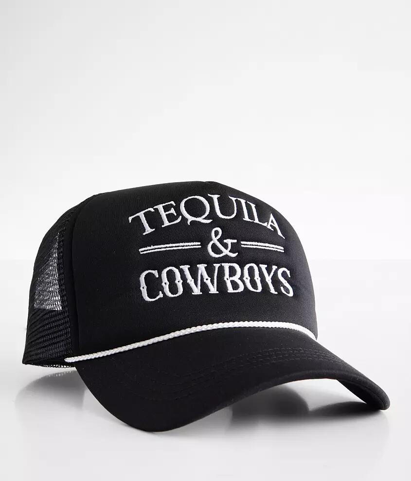 David & Young Tequila & Cowboys Trucker Hat Cover