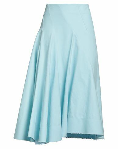 Sportmax Woman Midi skirt Sky blue Cotton Cover