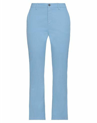 Department 5 Woman Pants Azure Cotton, Elastane Cover