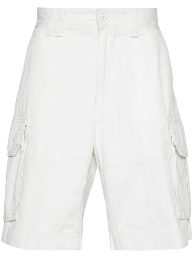 Polo Ralph Lauren logo-patch cargo shorts - White Cover