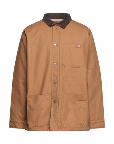 Dickies Man Coat Brown Cotton Cover