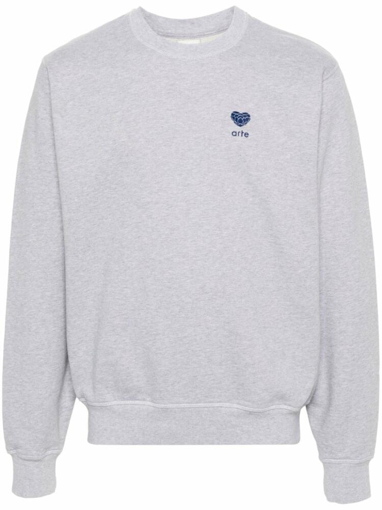 ARTE Heart Flower sweatshirt - Grey Cover