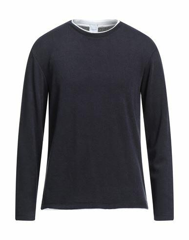 Stilosophy Man Sweater Midnight blue Polyester, Viscose Cover